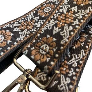 Guitar Purse Strap Brown, Tan, Cream Adjustable Unisex New
